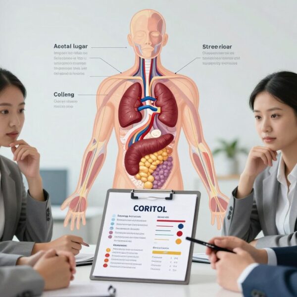 Podwyższony cukier a stres