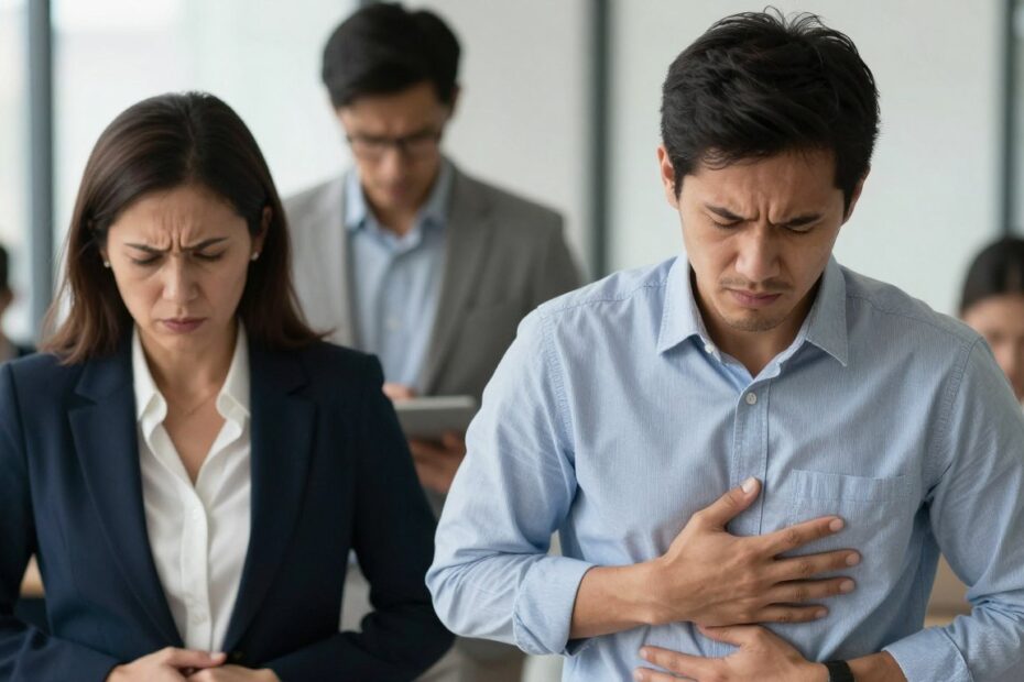 Stres a przelewanie w brzuchu