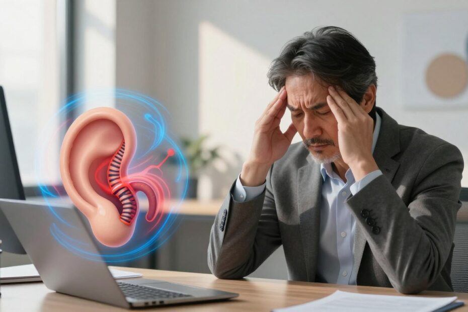 Zapalenie błędnika a stres