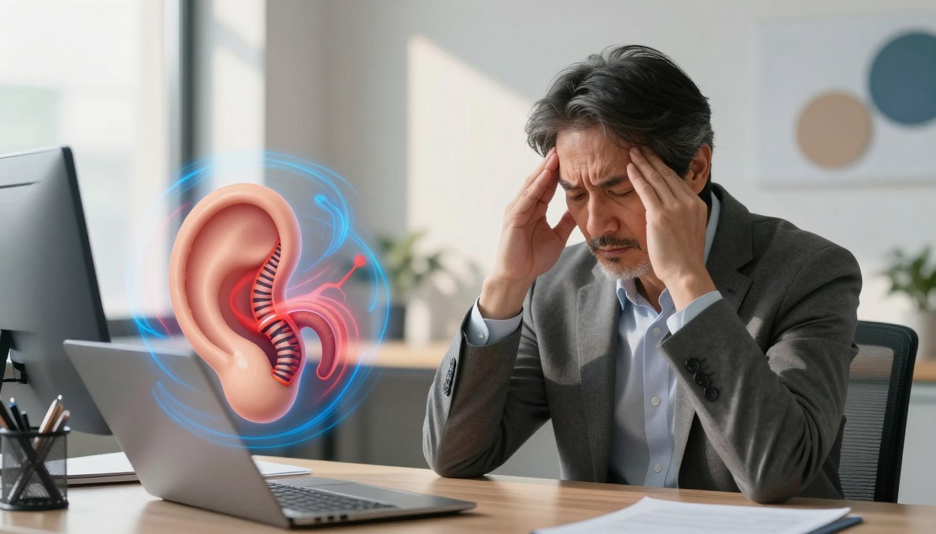 Zapalenie błędnika a stres